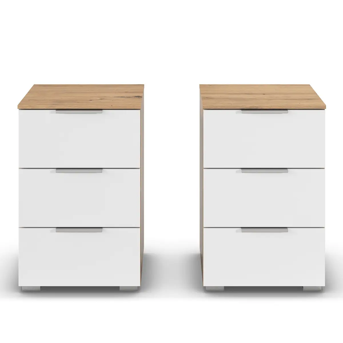 rauch Orange Nachtkommode 61cm 2er Set | Holztöne