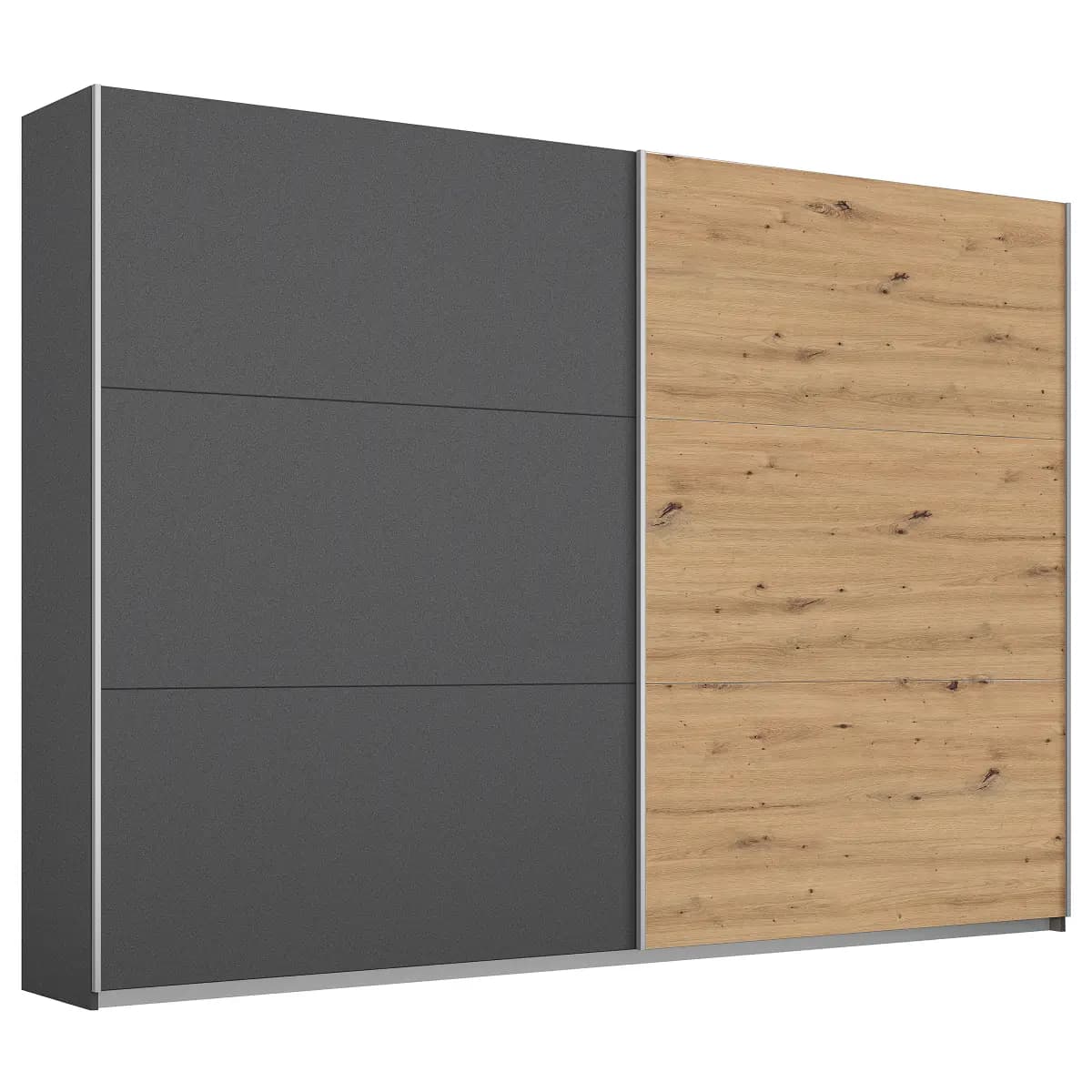 Schwebetürenschrank Aurelio | Grau