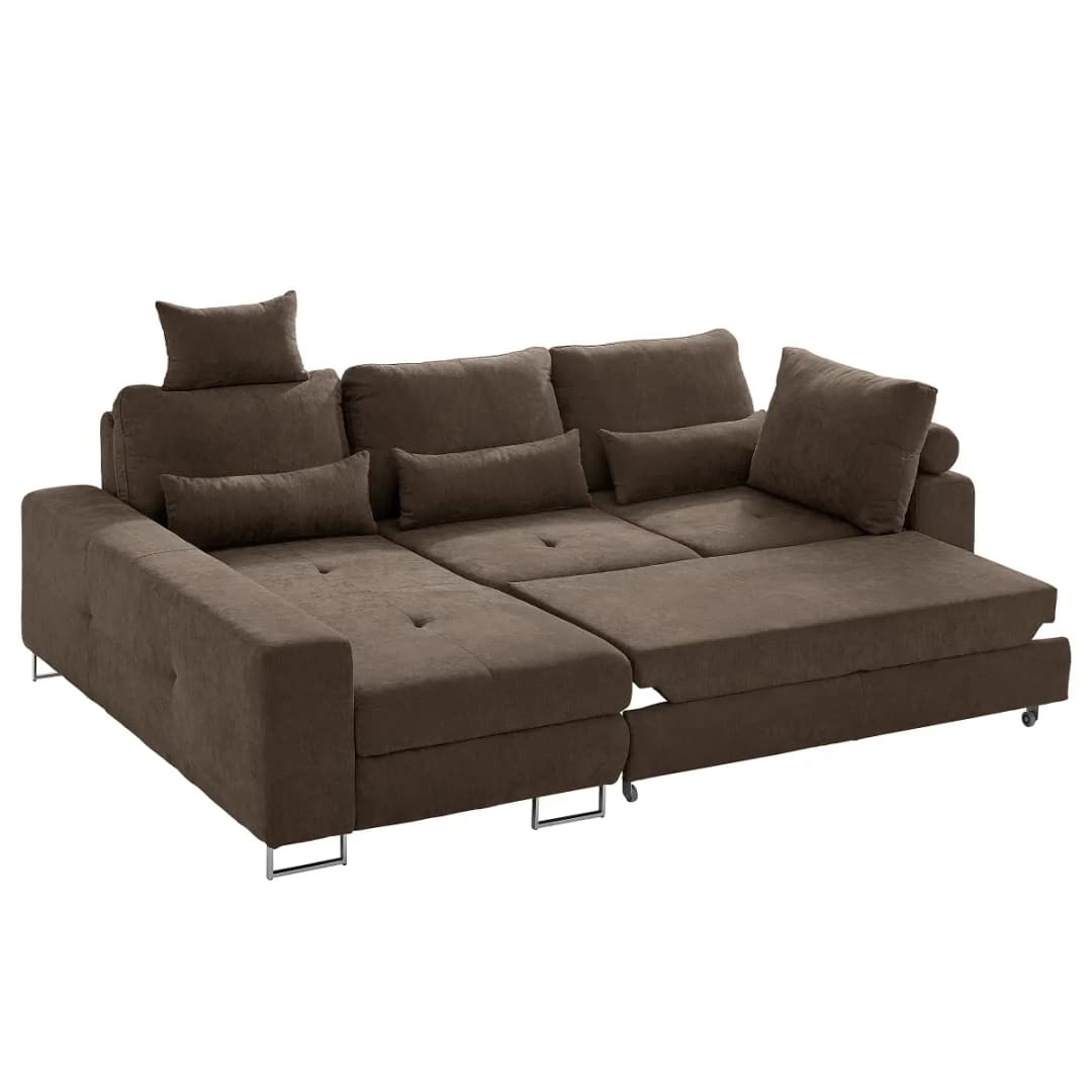 Fredriks Pomona Ecksofa mit Schlaffunktion | Braun