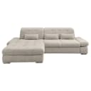 Fredriks Ecksofa mit Schlaffunktion Beige Webstoff Venka | Beige