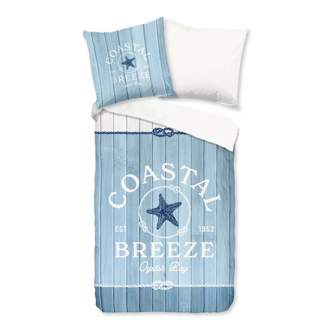 Good morning Renforcé-Bettwäsche No.33266 | Blau