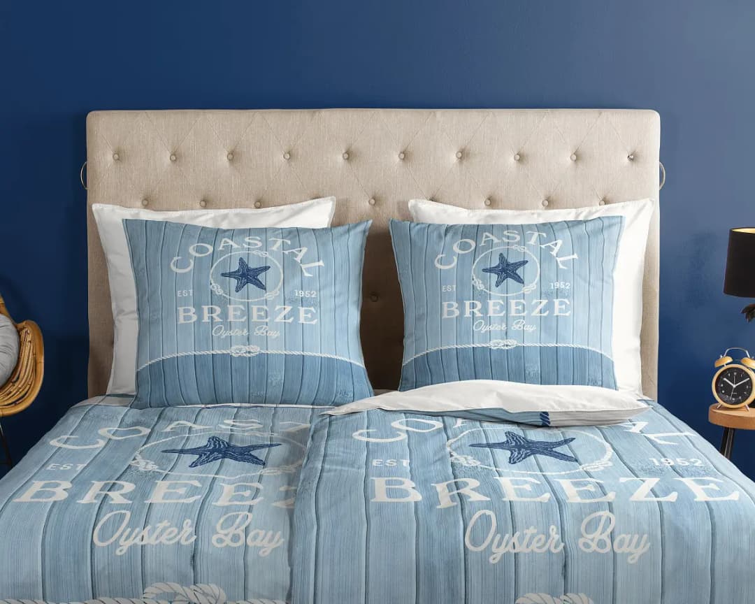 Good morning Renforcé-Bettwäsche No.33266 | Blau