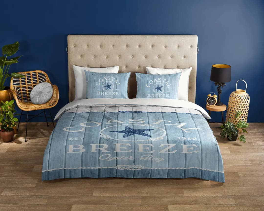 Good morning Renforcé-Bettwäsche No.33266 | Blau