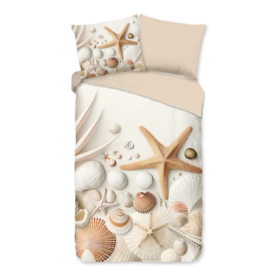 Good morning Renforcé-Bettwäsche No.33260 | Beige