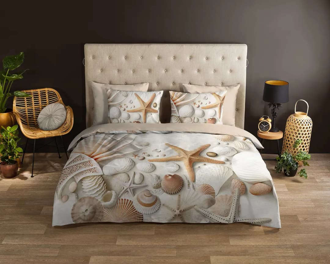 Good morning Renforcé-Bettwäsche No.33260 | Beige
