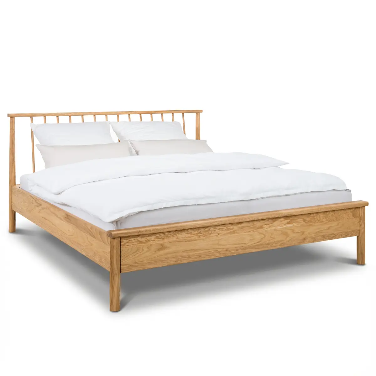 Massivholzbett TANDI 200 x 200cm | Holztöne