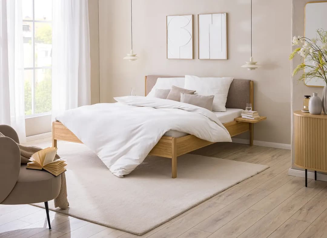 Massivholzbett NARRO | Holztöne