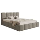 Selsey Polsterbett Leke Grau 180x200cm mit Bettkasten | Grau