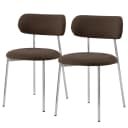 Mørteens Polsterstuhl SUKHO 2er-Set | Braun