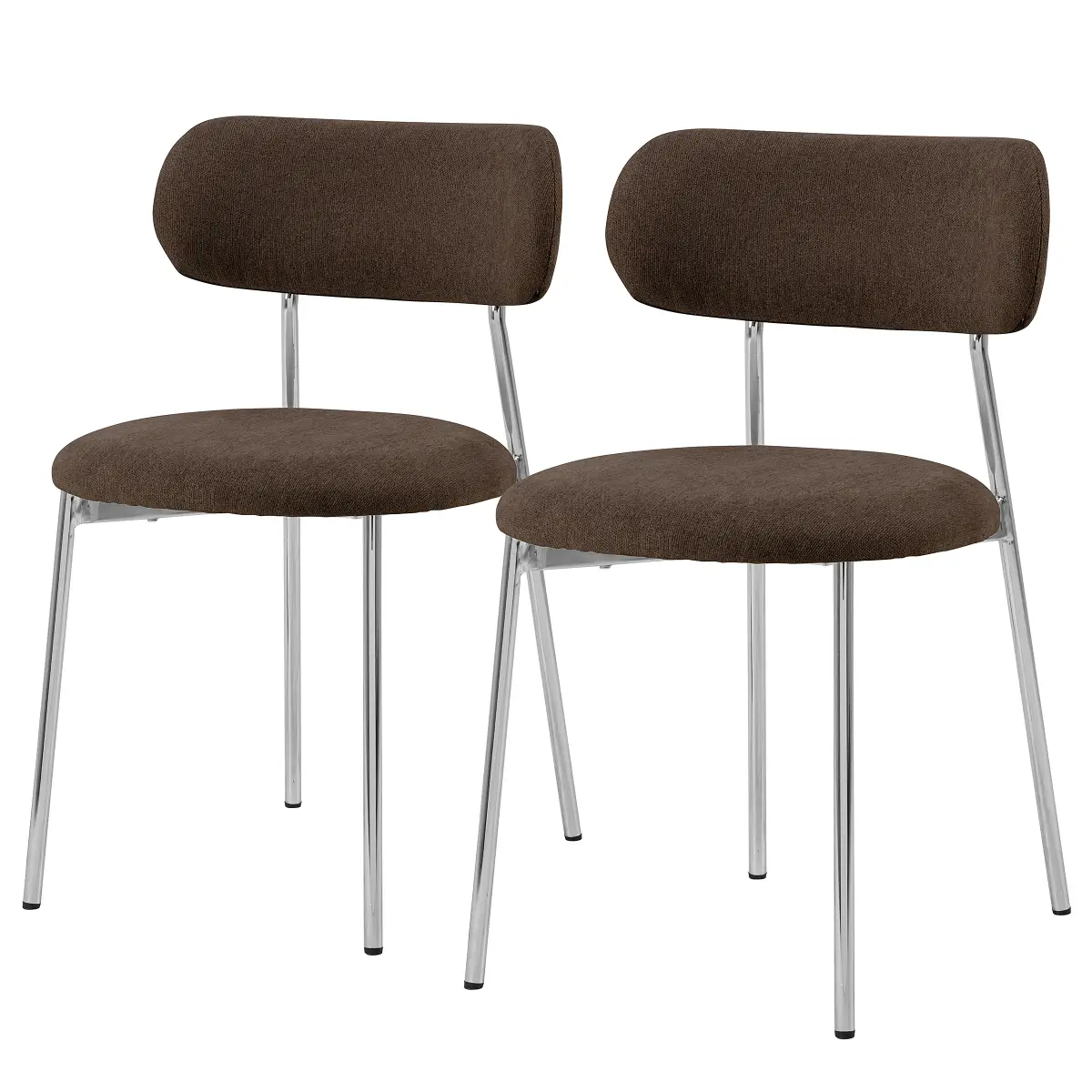 Mørteens Polsterstuhl SUKHO 2er-Set | Braun