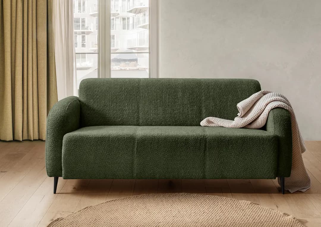 Fredriks 3-Sitzer Sofa Zofie | Grün