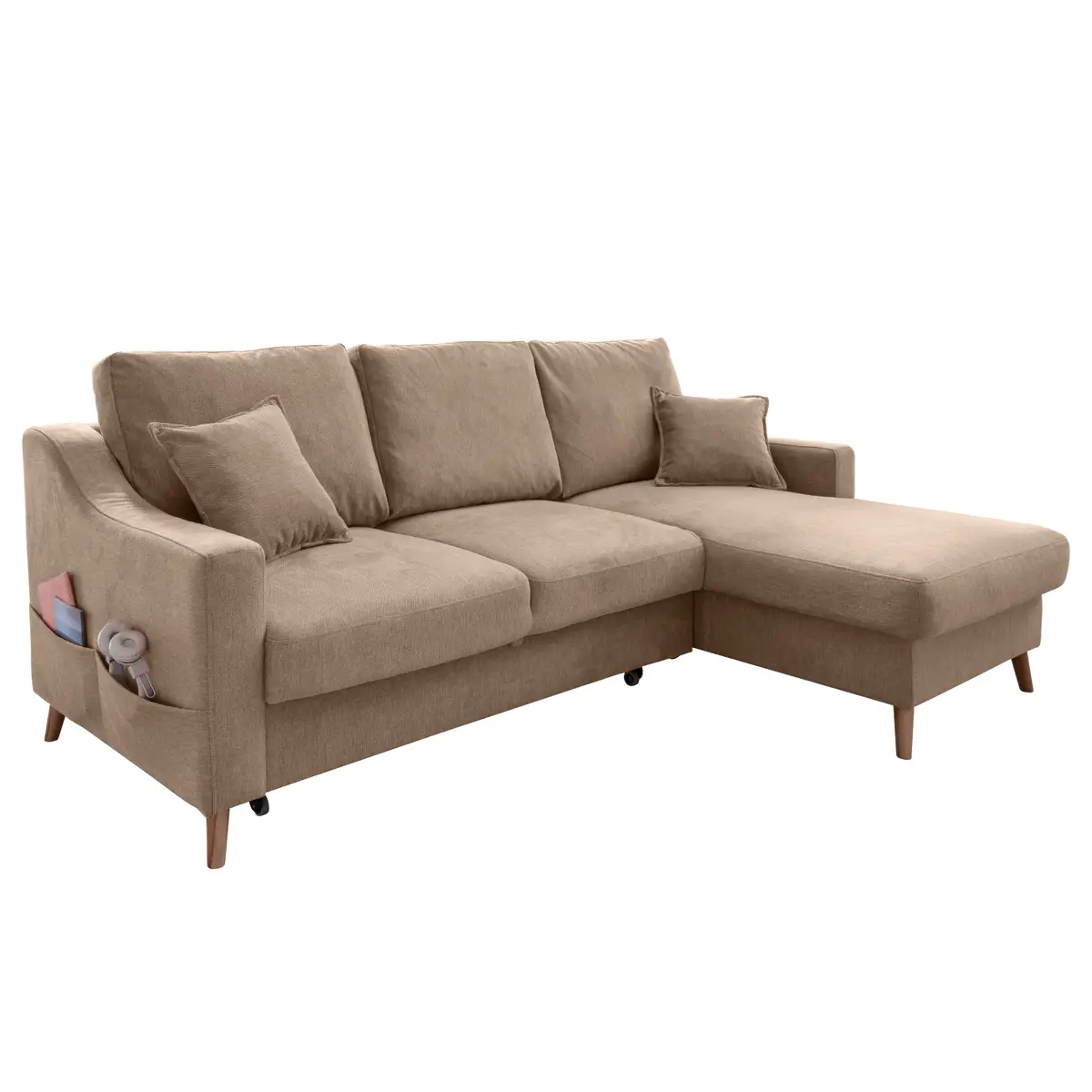 Fredriks Ecksofa Jimin | Braun