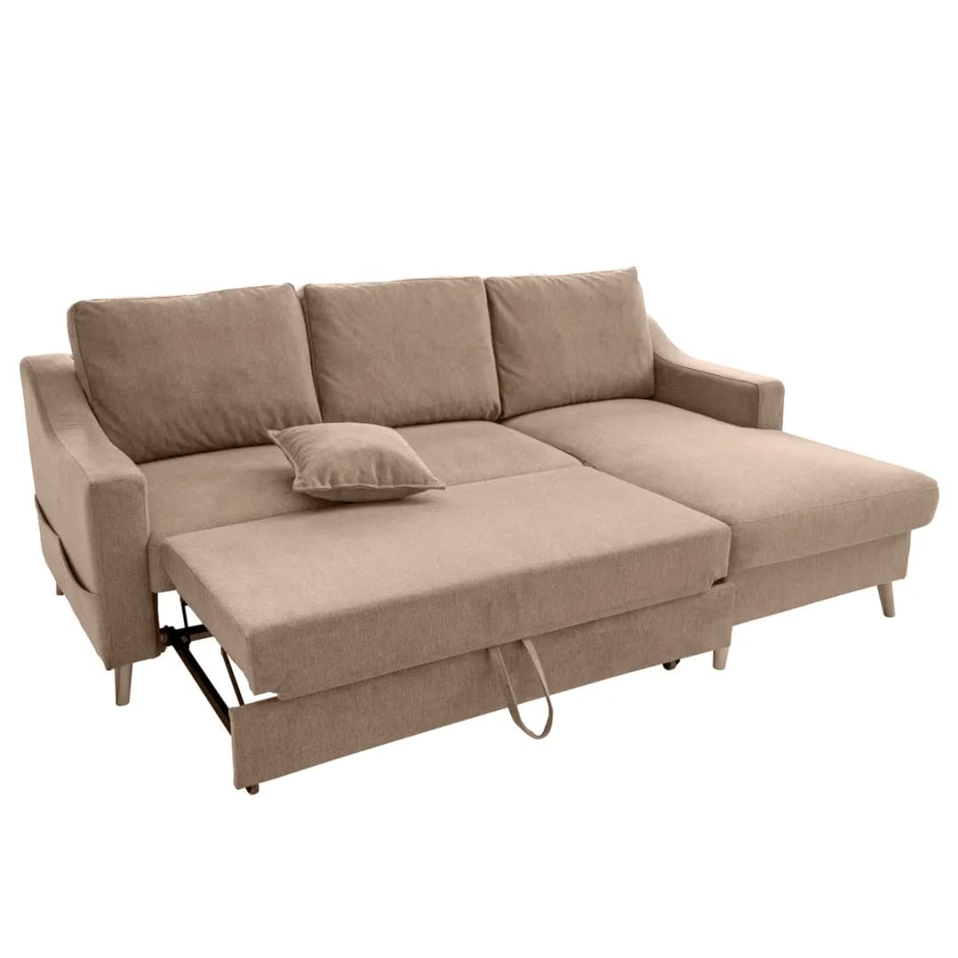 Fredriks Ecksofa Jimin | Braun