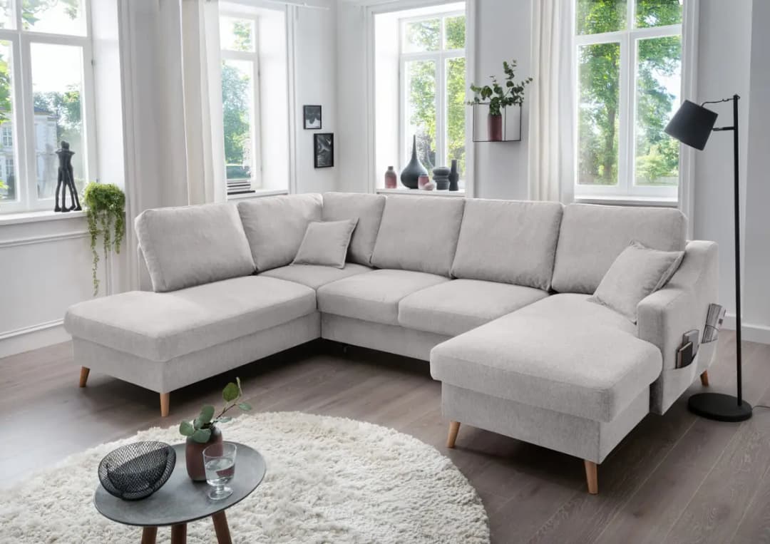 Wohnlandschaft Jimin | Grau