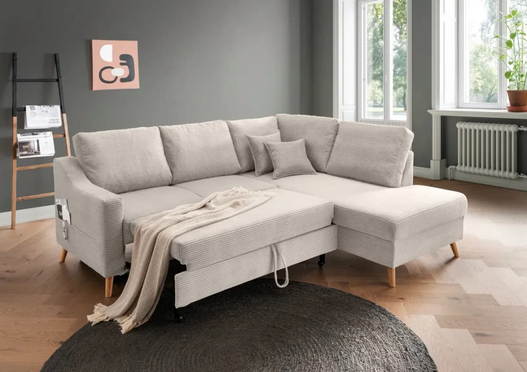 Ecksofa Duana | Beige