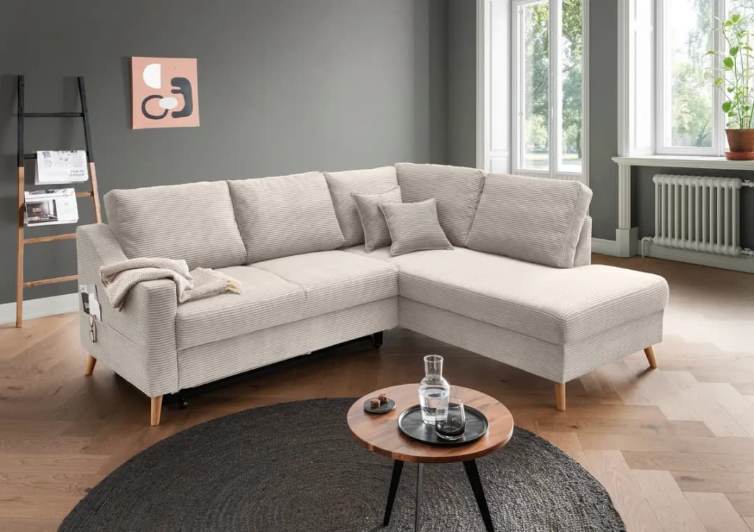Ecksofa Duana | Beige