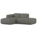 Studio Copenhagen HUDSON Ecksofa mit Chaiselongue | Grau