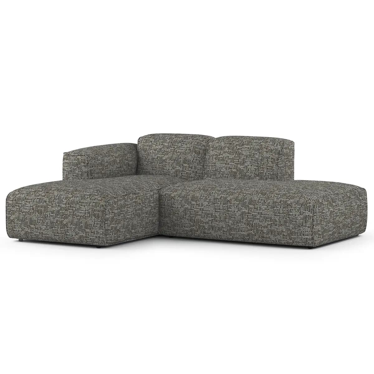 Studio Copenhagen HUDSON Ecksofa mit Chaiselongue | Grau