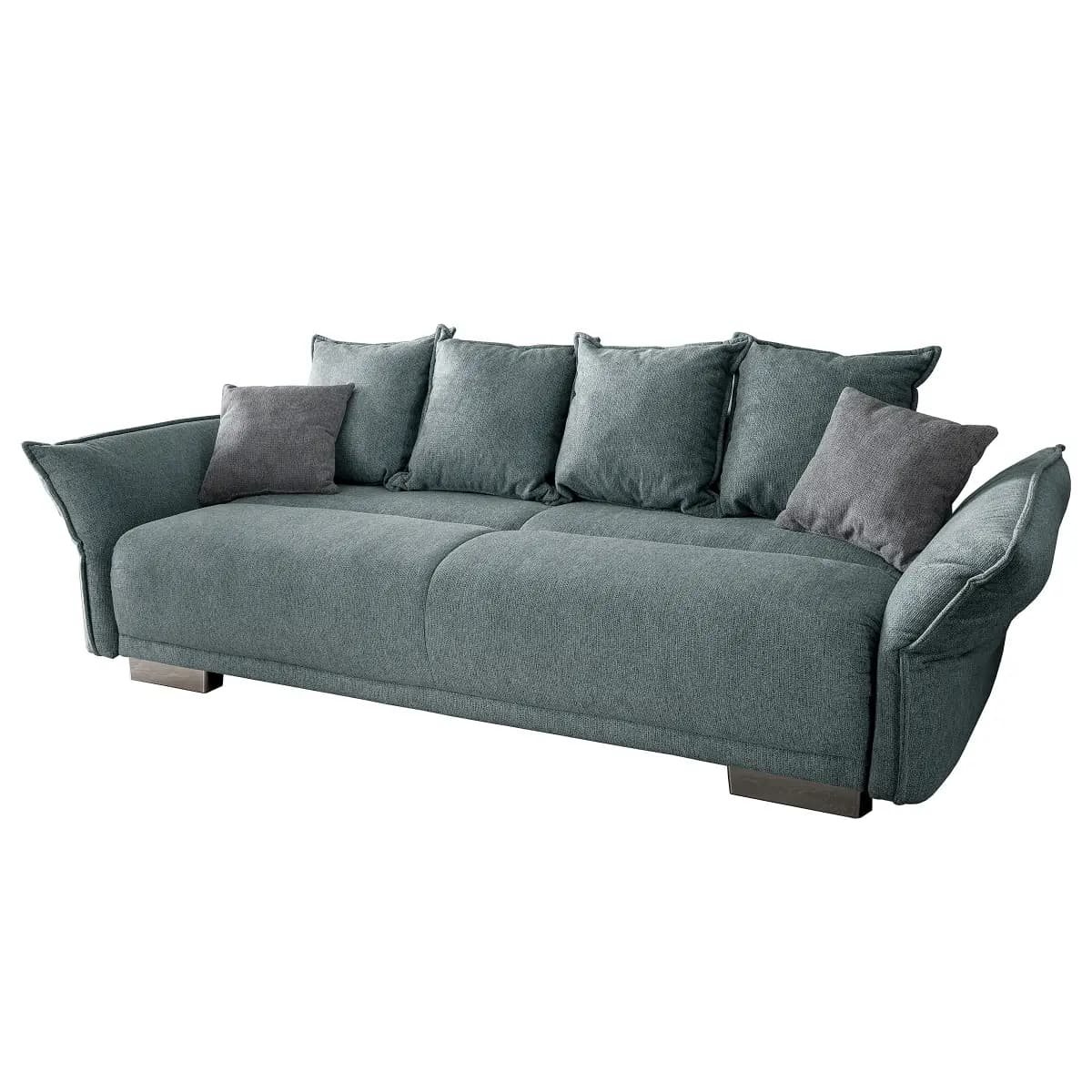 Fredriks Big-Sofa mit Schlaffunktion Venka | Grün