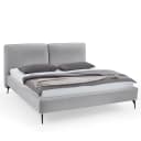 meise.möbel Polsterbett Infinity 180 x 200cm Webstoff Libra Silber