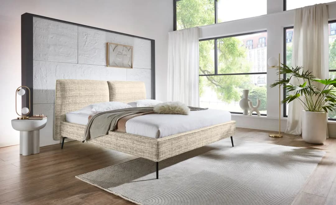 Polsterbett Infinity 200 x 200cm | Beige