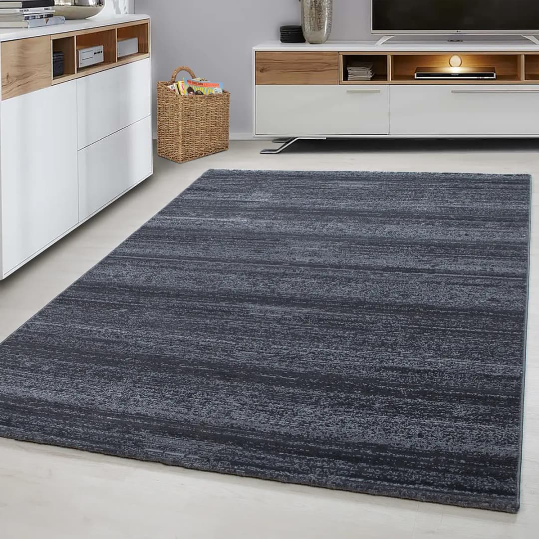 Kurzflorteppich Plus 8000 | Grau