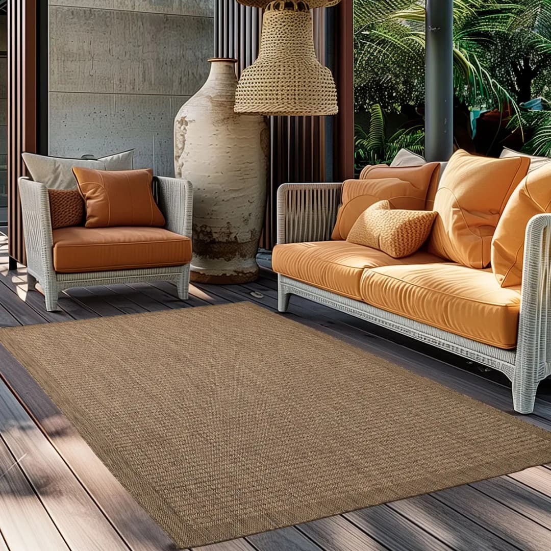 Outdoorteppich Giza 1410 | Braun