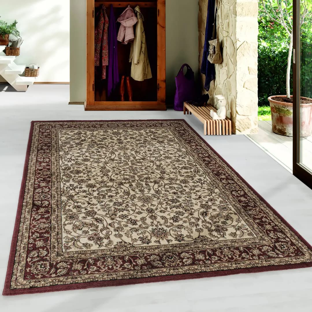 Kurzflorteppich Kashmir 2604 Beige 80 x 150cm Polyester | Beige