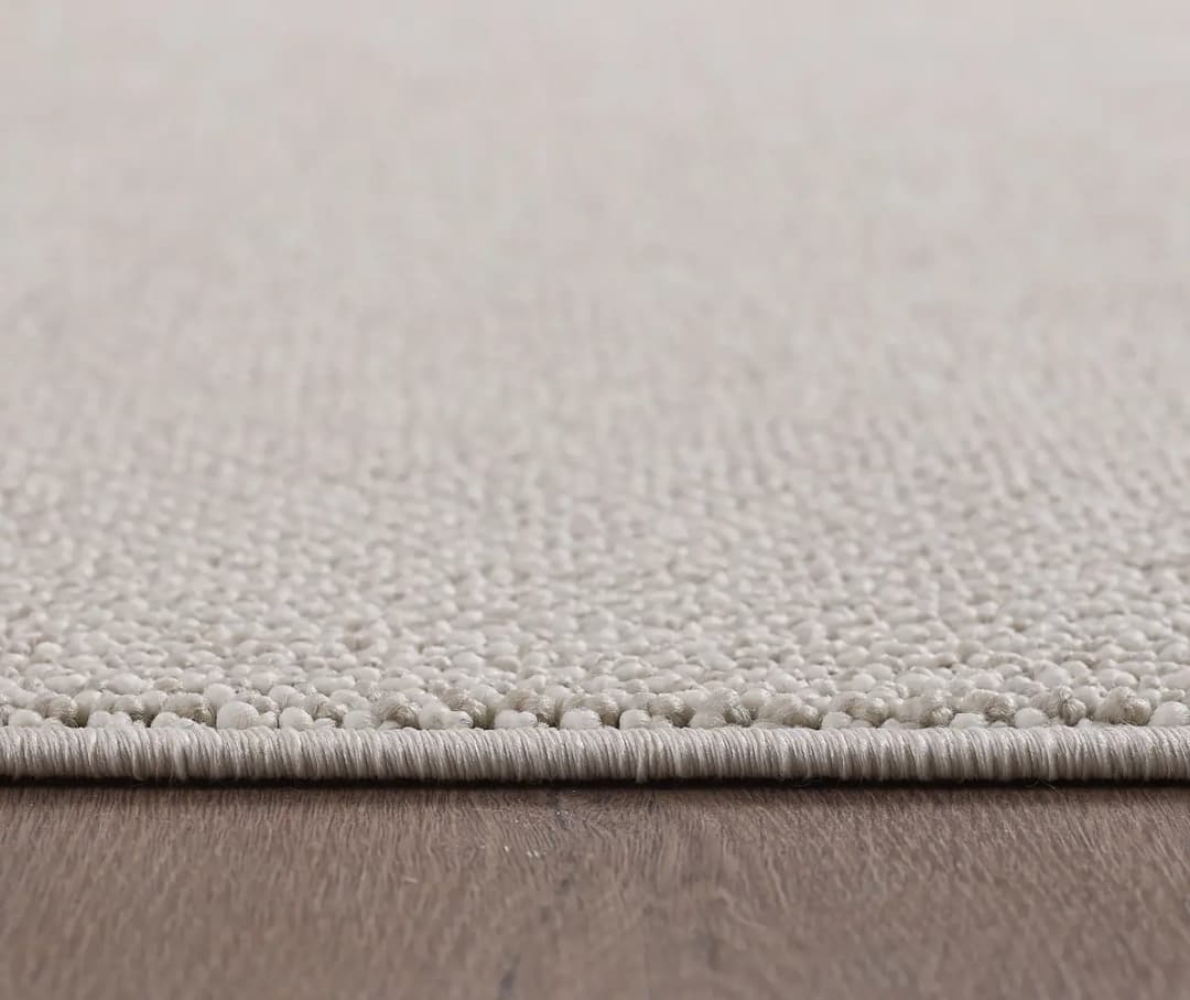 Kurzflorteppich Loom 4300 Beige/Creme 80 x 150cm Polyester