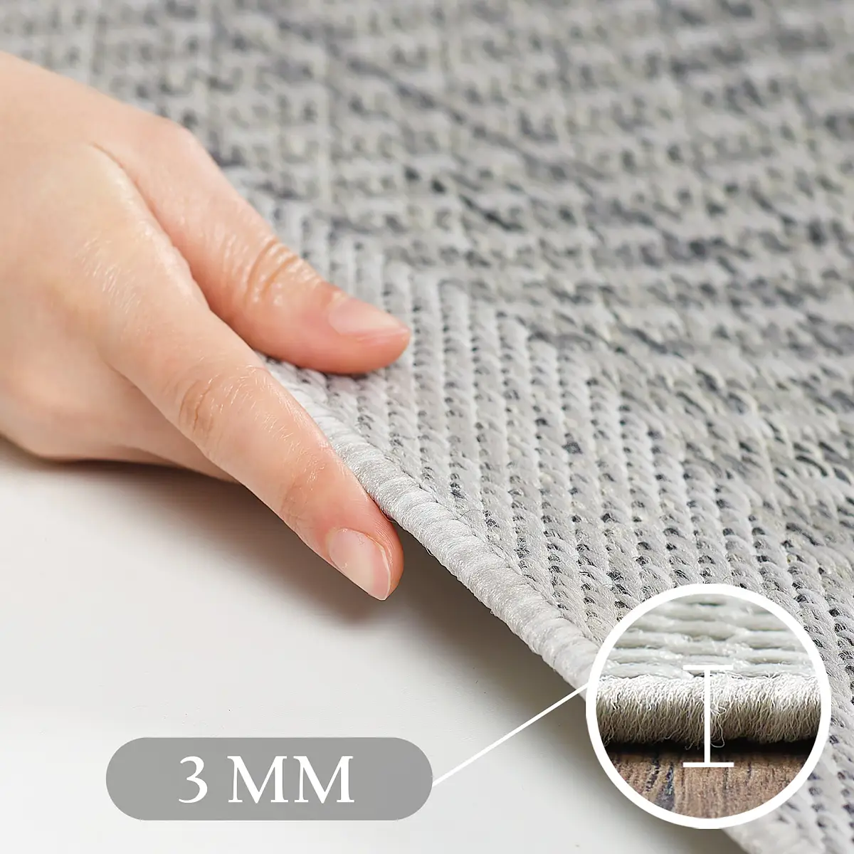 Outdoorteppich Giza 1410 | Grau