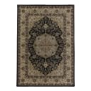 Kurzflorteppich Kashmir 2608 Schwarz 80 x 150cm Polyester