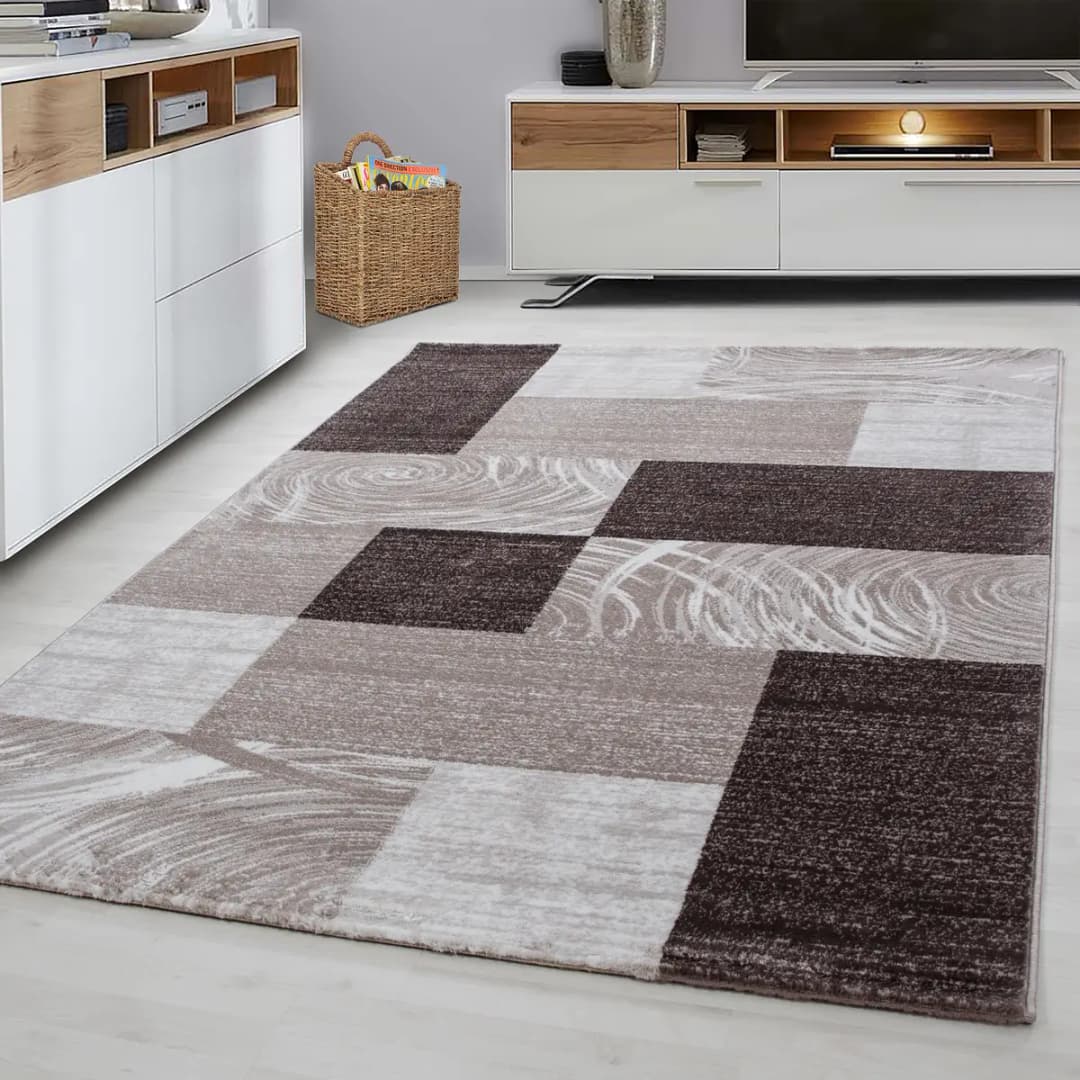 Ayyildiz Kurzflorteppich Parma 9220 | Braun