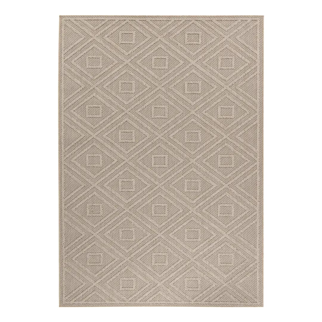 Outdoorteppich Patara 4956 Beige Polyester | Beige