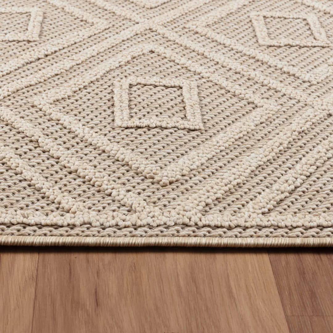 Outdoorteppich Patara 4956 Beige Polyester | Beige