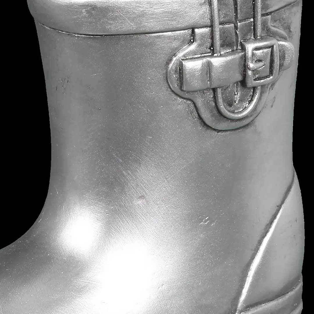 Figur Gummistiefel 11cm Silber | Silber