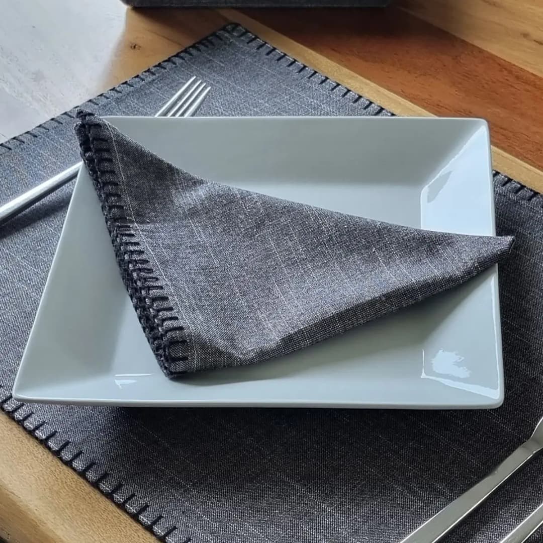 Ambiente Haus Serviette Khiwa | Grau