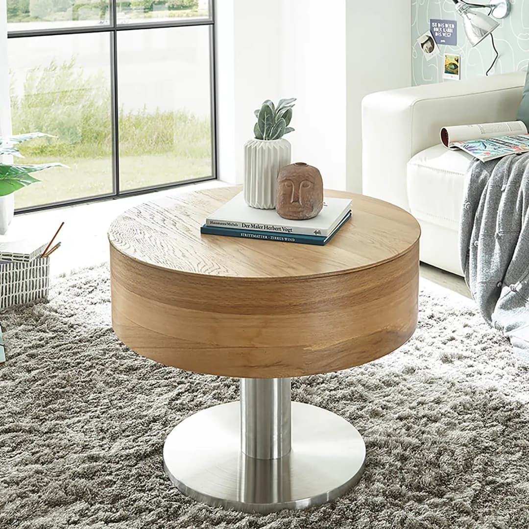 Red Living Funktionaler Couchtisch Kuplya | Holztöne