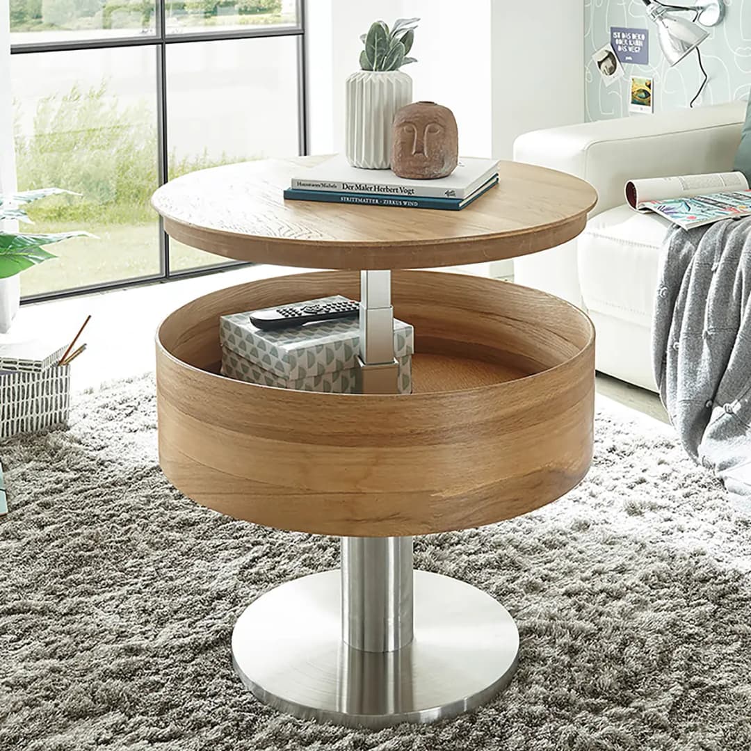 Red Living Funktionaler Couchtisch Kuplya | Holztöne