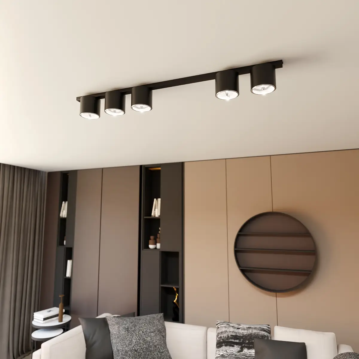 Emibig Lighting Deckenleuchte Nano | Schwarz
