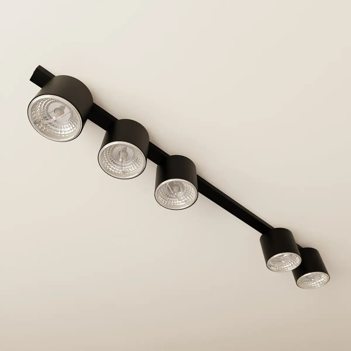 Emibig Lighting Deckenleuchte Nano | Schwarz