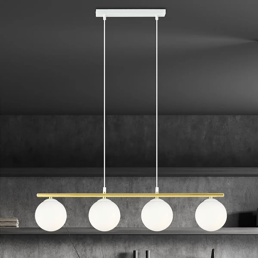 Emibig Lighting Pendelleuchte Allora | Weiß