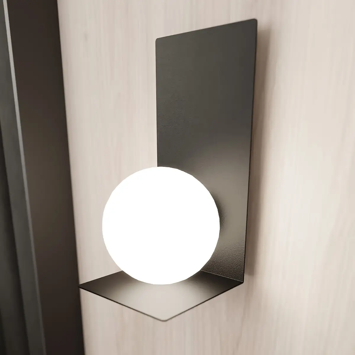 Wandleuchte Form Typ A | Schwarz