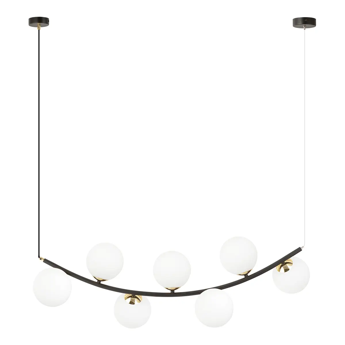 Emibig Lighting Pendelleuchte Ritz | Schwarz