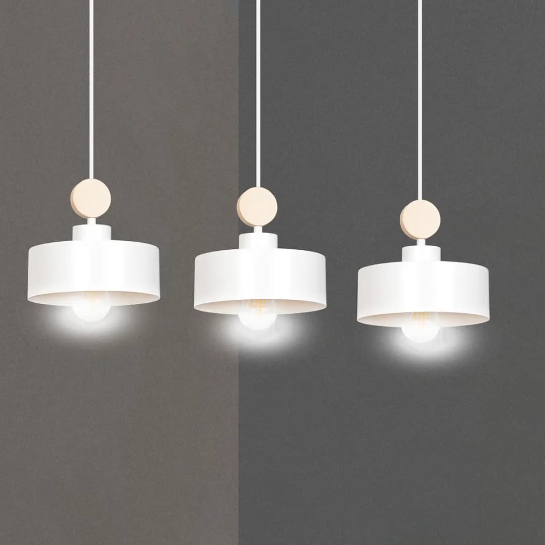 Emibig Lighting Pendelleuchte Tuniso | Weiß