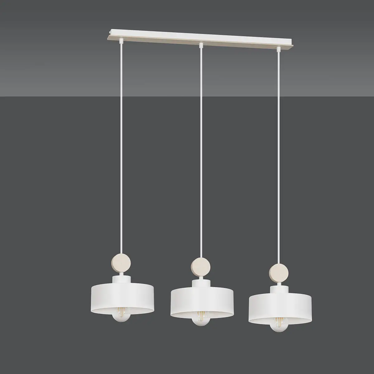 Emibig Lighting Pendelleuchte Tuniso | Weiß