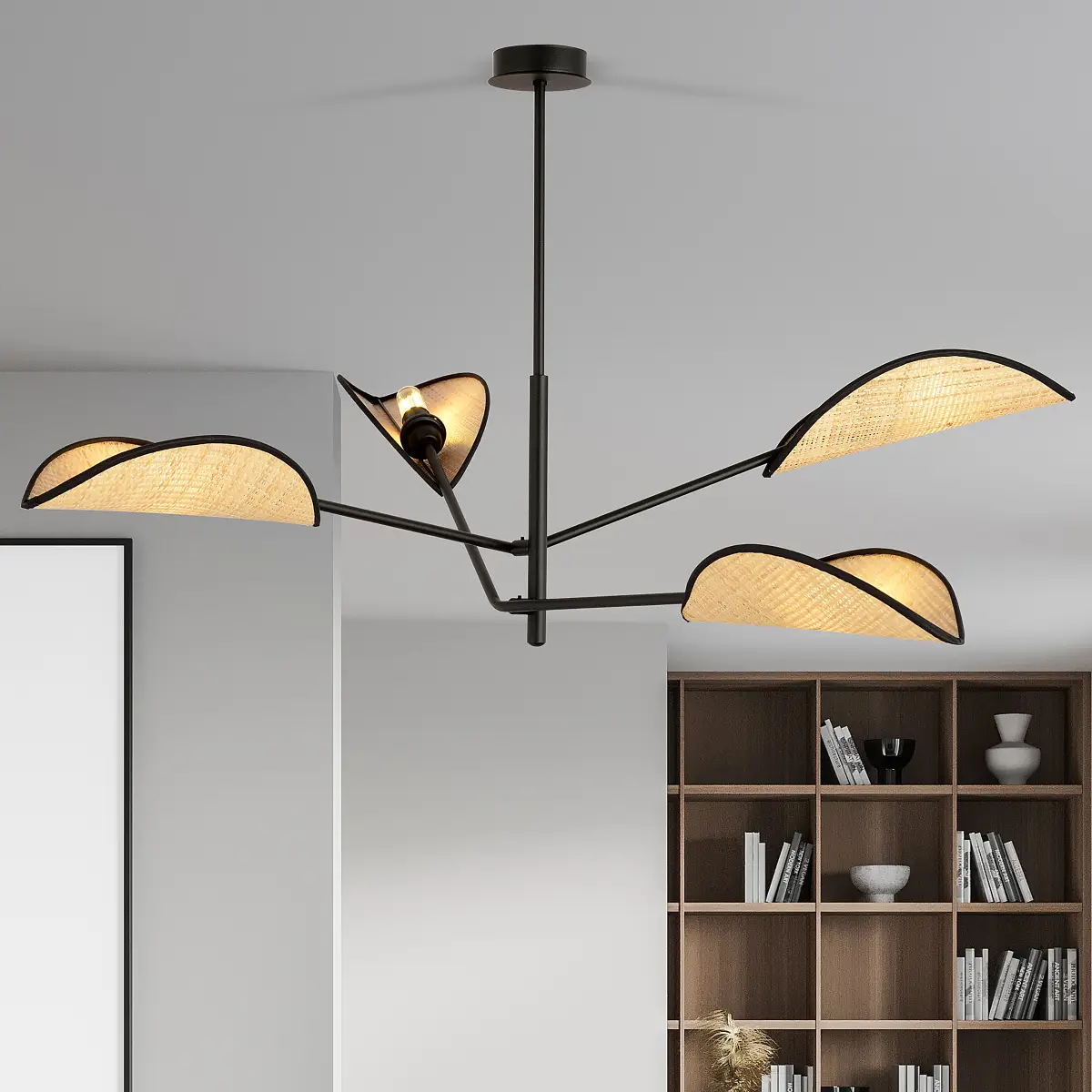 Emibig Lighting Deckenleuchte Vene | Schwarz