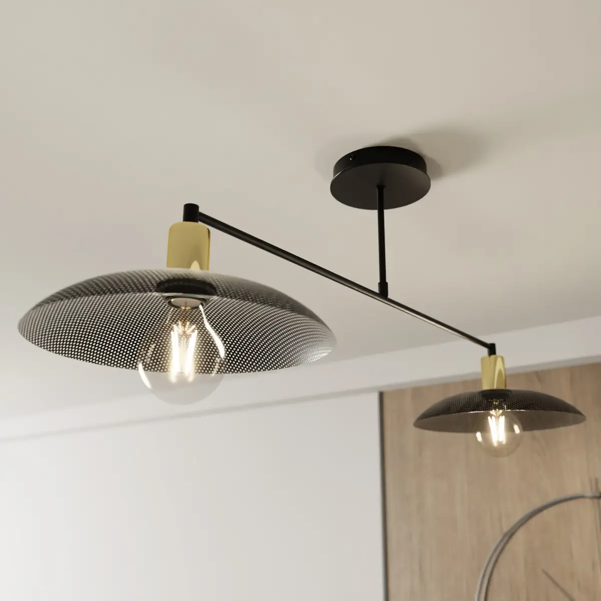 Emibig Lighting Pendelleuchte Spirit | Schwarz