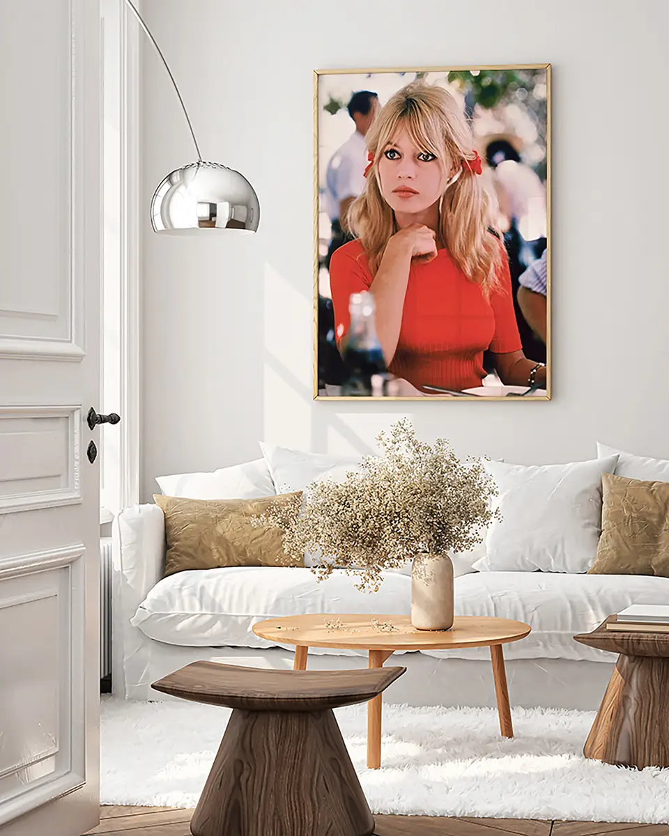 Bild Brigitte Bardot at Lunch | Mehrfarbig