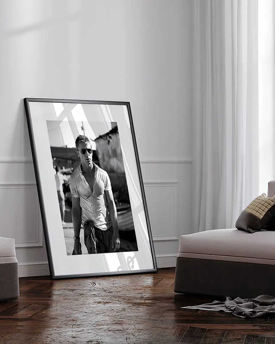 Bild Confident Man B&W | Schwarz