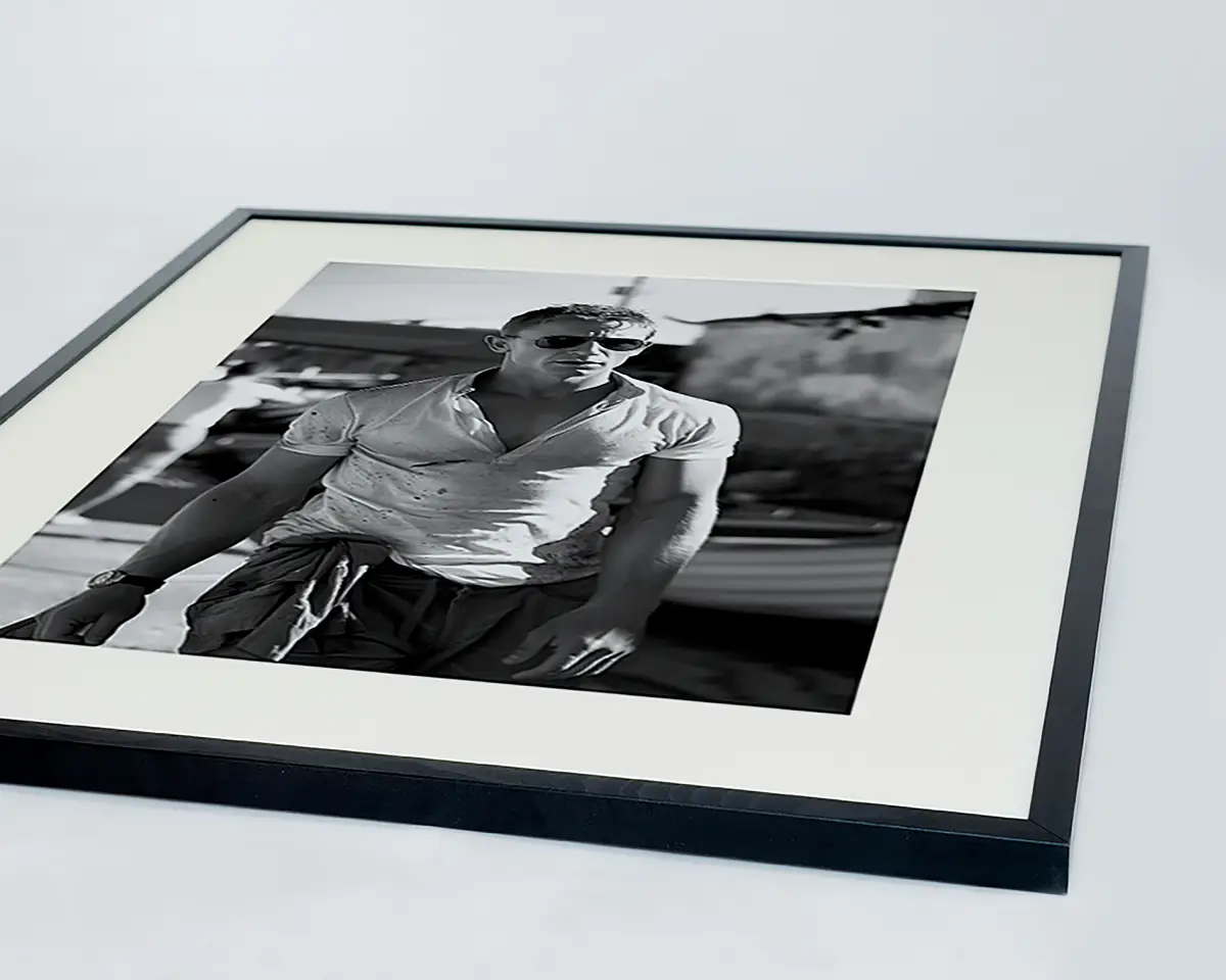 Bild Confident Man B&W | Schwarz